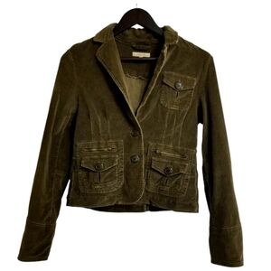 URBAN Life size small greenish brown corderoy jacket